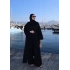 1002 DÖKÜMLÜ TENSEL ABAYA siyah