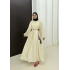 1903 BALON KOL ELBİSE BEJ