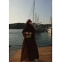 1002 DÖKÜMLÜ TENSEL ABAYA kahve