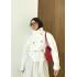501326 HT DİK YAKA TRENÇ BEYAZ