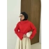 DİK YAKA VUAL GÖMLEK kırmızı