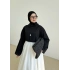 DİK YAKA VUAL GÖMLEK siyah