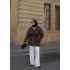 Bakü KISA TRENÇKOT KAHVE