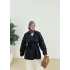 Bakü KISA TRENÇKOT SİYAH..