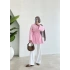 BEL KUŞAK GÖMLEK PEMBE