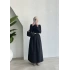 DRAPE ELBİSE siyah