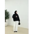 DÜĞMELİ KABAN CEKET SİYAH