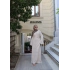 H&M AJURLU ELBİSE bej