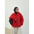 KETEN BOMBER CEKET GÖMLEK KIRMIZI