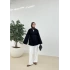 KOT KİMONO CEKET siyah