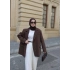 OVERSİZE PREMİUM ASTARLI BLAZER__ acı kahverengi