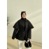 PELERİN KAŞE KABAN siyah
