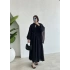 PL Düğmeli vual elbise SİYAH