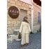 ROİ KİMONO CEKET TAKIM NATUREL BEJ