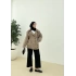 YÜKSEK KALİTE TRENÇKOT koyu taş
