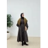 ZR KARELİ GÖMLEK ELBİSE yeşil