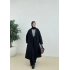 ZR MUADİLİ OVERSİZE ASTARLI KABAN SİYAH