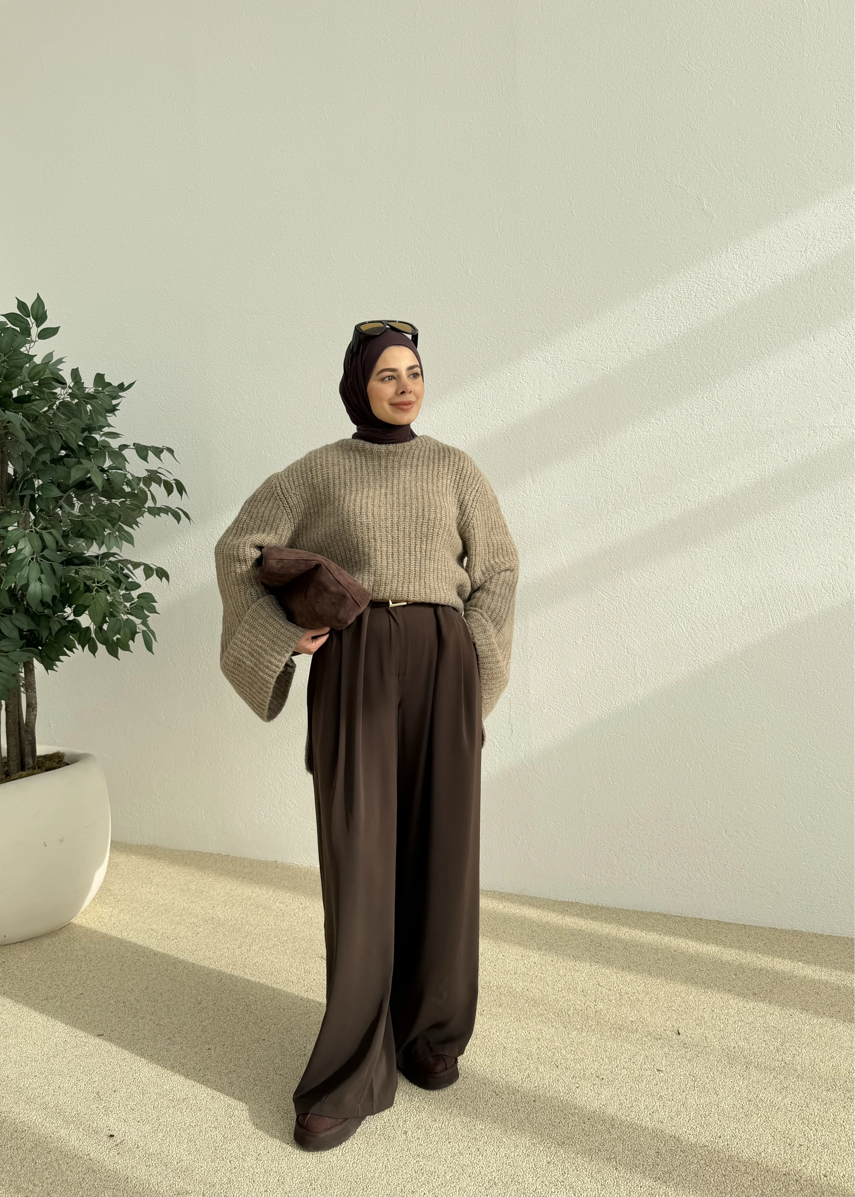 YIRTMAÇLI KAZAK VİZON