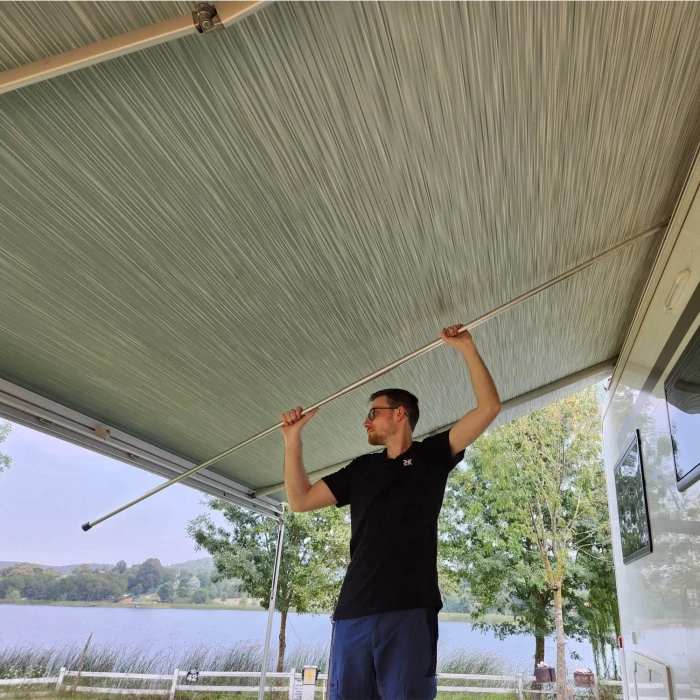 2K Alüminyum Tente Gerdirme Barı 2 Çift