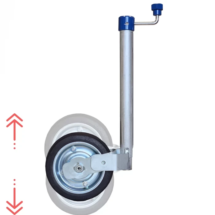 2K Flexible 48mm 300kg Karavan Destek Pilot Tekeri