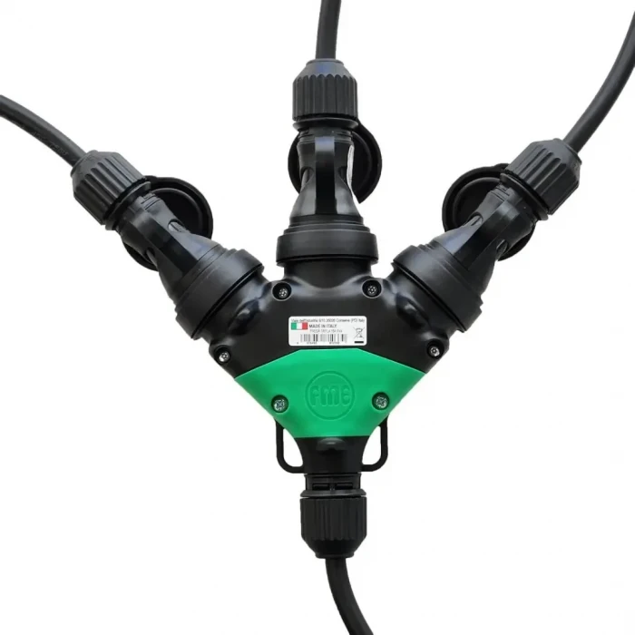 2K IP44 Waterproof 3 lü 1,5mt 3x25mm 220V Enerji Uzatma Kablosu