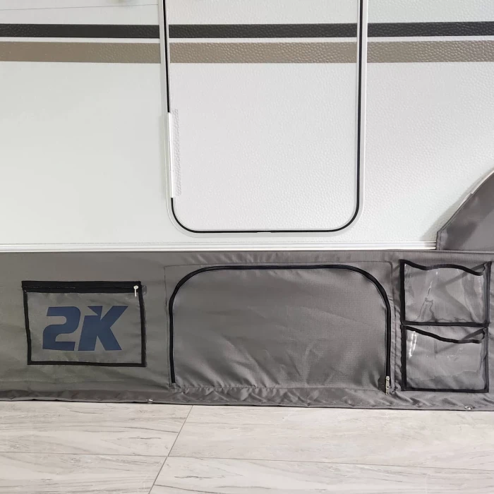 2K Ripstop 4m Cepli Karavan Eteği + Teker Kılıf Seti