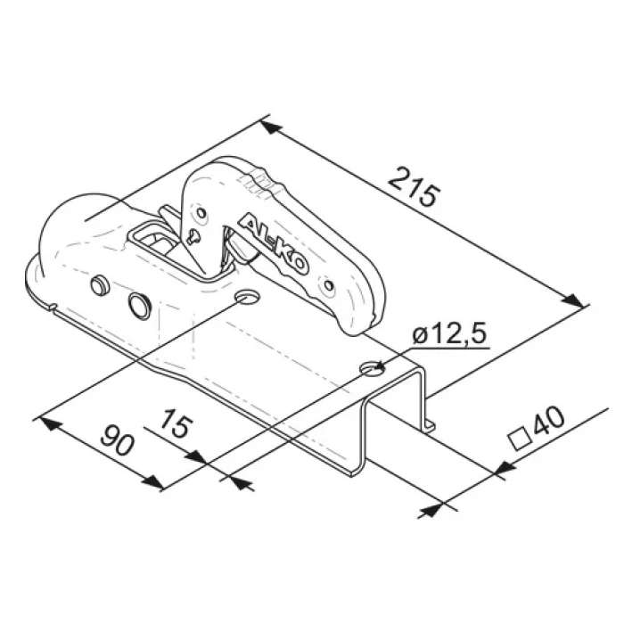 Al-Ko  AK7 Kare Kaplin 60lik (750 kg römork)