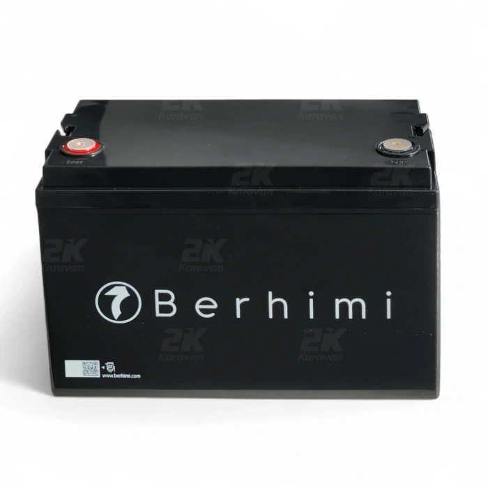 Berhimi 12V 100 Amper IP67 4000 DOD, Marin/Karavan Lifepo4 Lityum Akü