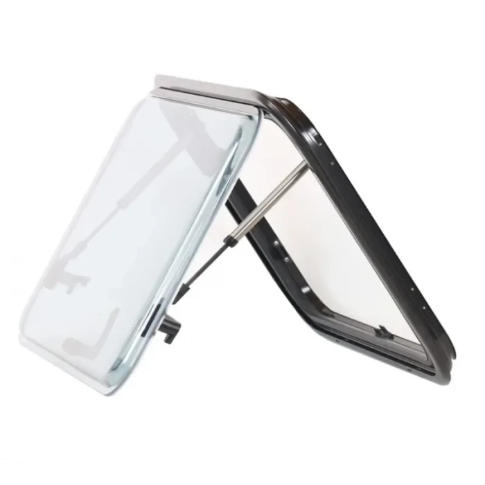 Berhimi 45x50cm Beyaz Amortisörlü Karavan Camı / Pencere