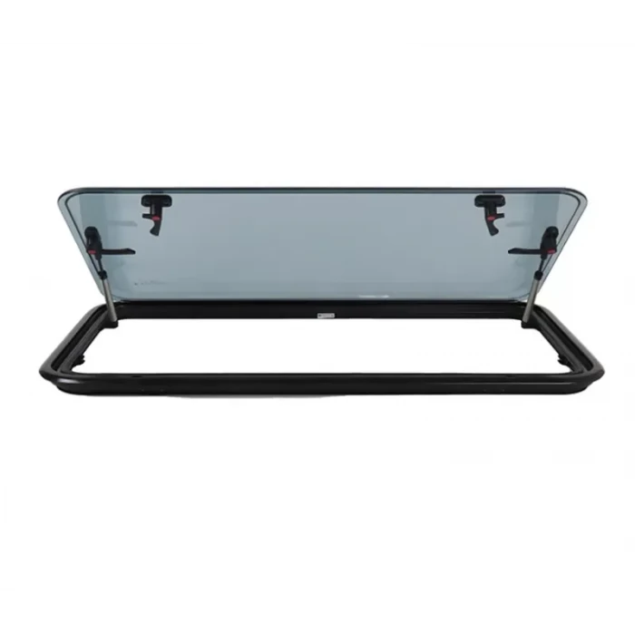 Berhimi 50x90cm Siyah Amortisörlü Karavan Camı / Pencere