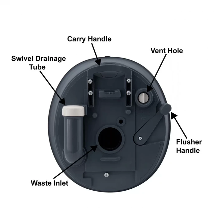 Berhimi Bepot 600 20Lt Atık Tankı Portatif Tuvalet