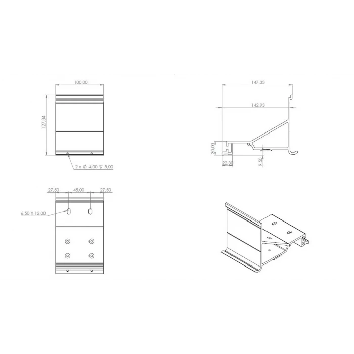 Berhimi M44 Ducato, Jumper, Boxer 2007 sonrası Tente Braketi