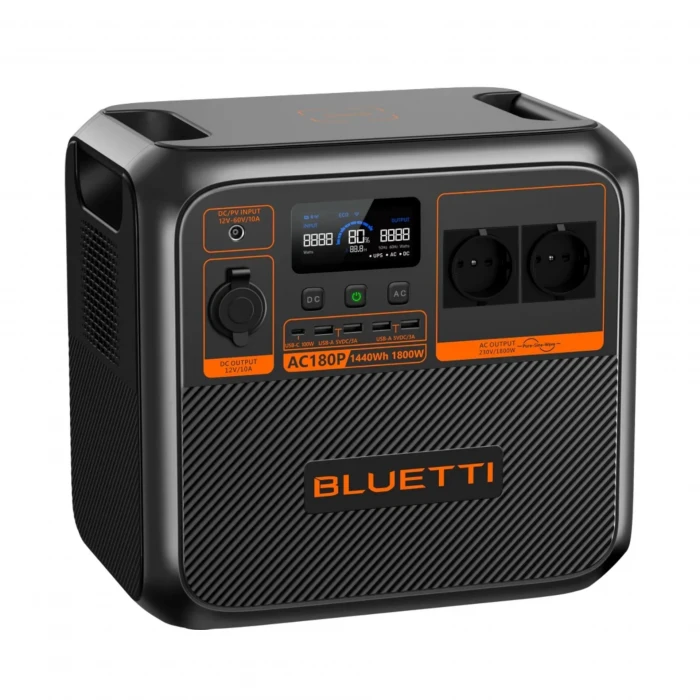 Bluetti AC180P UPS 1440Wh Kapasiteli Taşınabilir Güç Kaynağı
