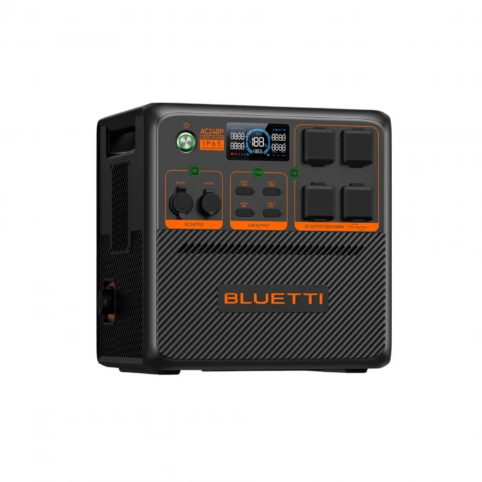 Bluetti AC240P UPS 1843Wh + 2x200W Güneş Panelli Taşınabilir Güç Kaynağı