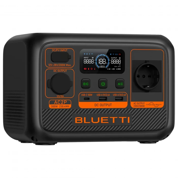 Bluetti AC2P 230.4Wh Kapasiteli Taşınabilir Güç Kaynağı