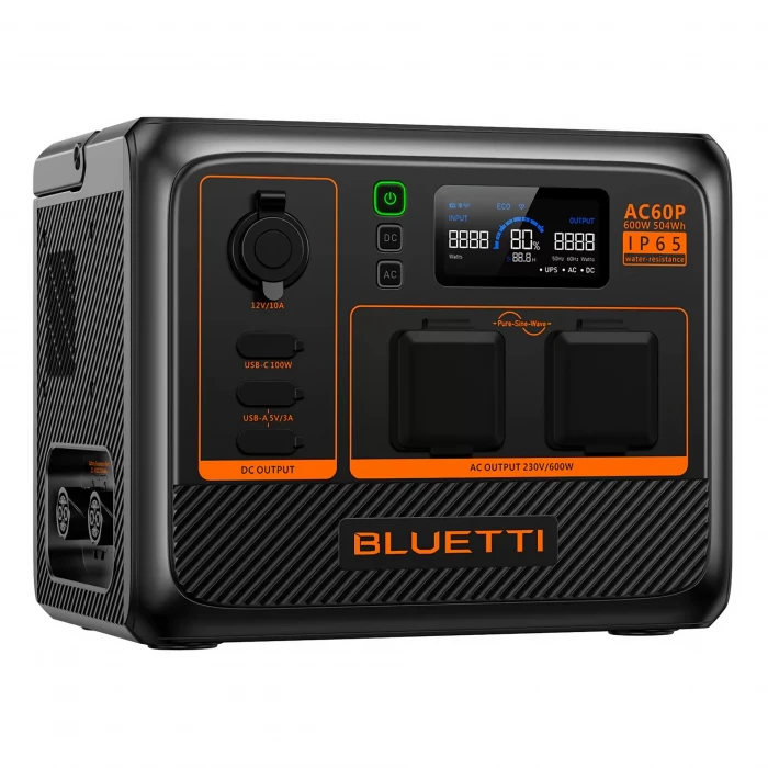 Bluetti AC60P UPS 504Wh Kapasiteli Taşınabilir Güç Kaynağı