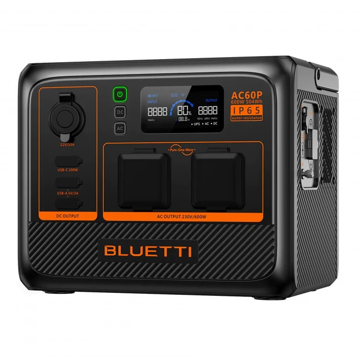Bluetti AC60P UPS 504Wh Kapasiteli Taşınabilir Güç Kaynağı