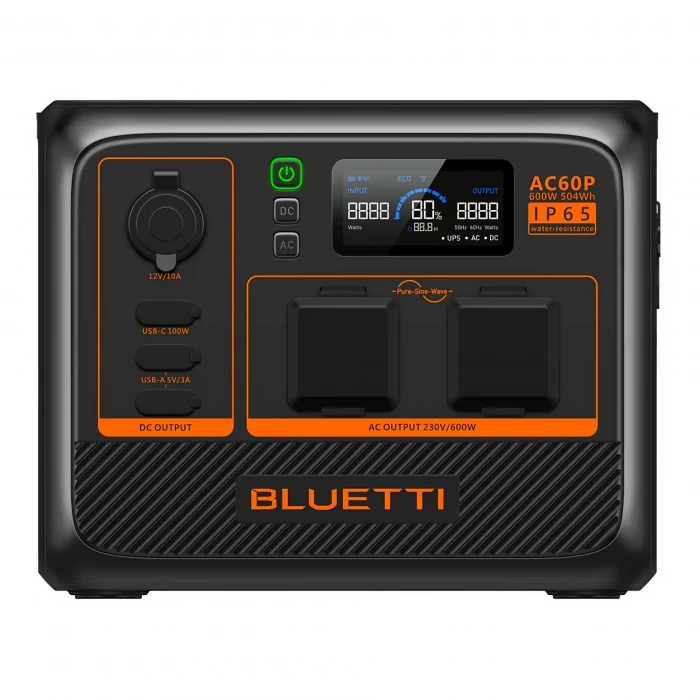 Bluetti AC60P UPS 504Wh Kapasiteli Taşınabilir Güç Kaynağı