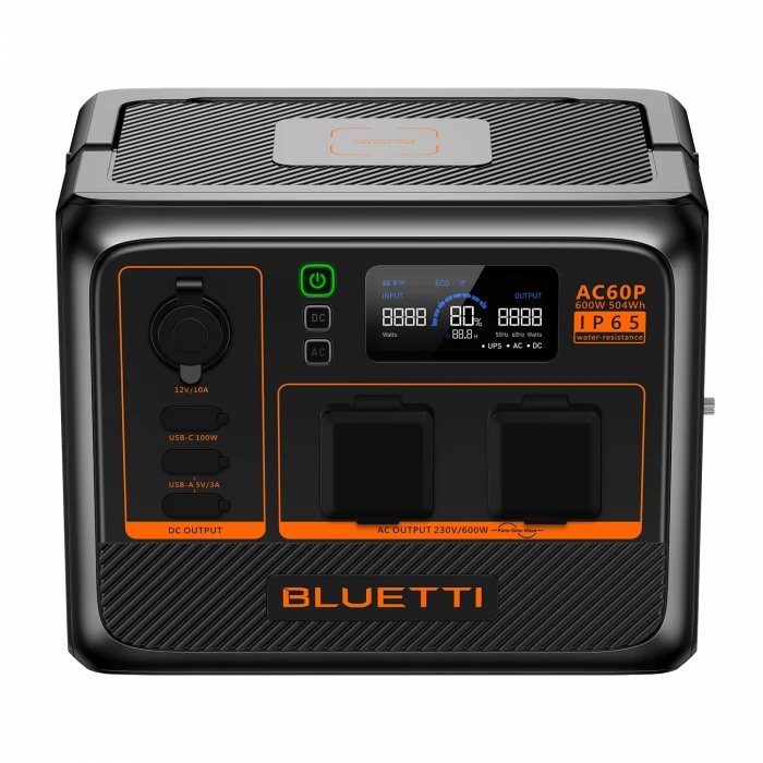 Bluetti AC60P UPS 504Wh Kapasiteli Taşınabilir Güç Kaynağı