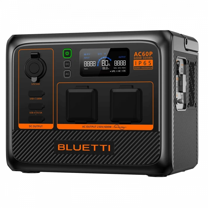 Bluetti AC60P UPS 504Wh Kapasiteli Taşınabilir Güç Kaynağı