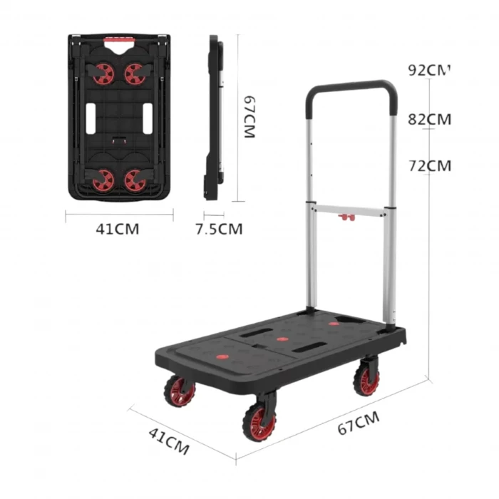 Bluetti Katlanabilir Tekerlekli Taşıma Arabası