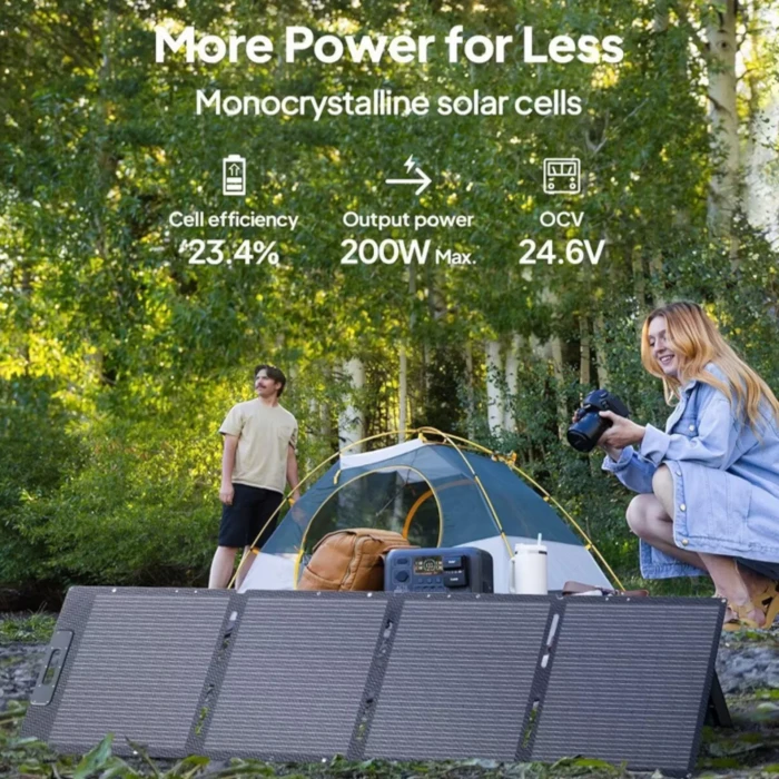 Bluetti PV200D 200W Katlanabilir Portatif Güneş Paneli
