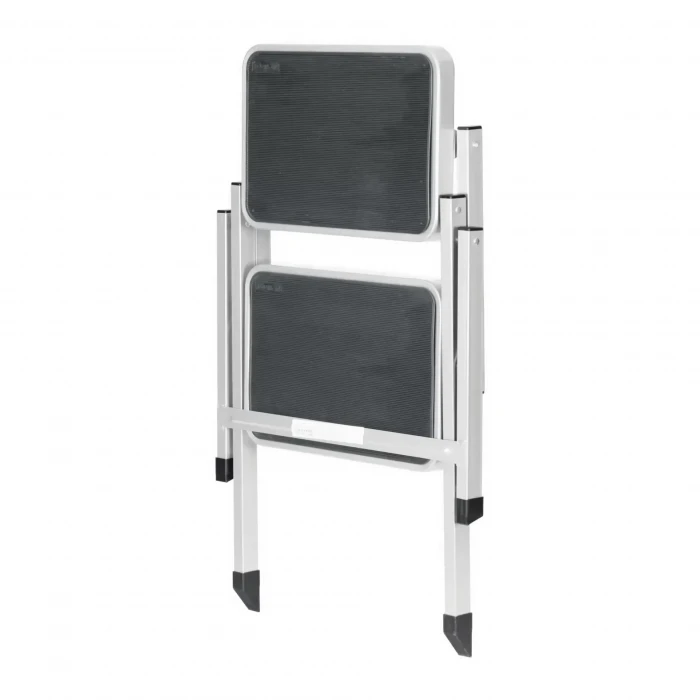 Campasist 40x44x60cm İki Basamaklı Metal Katlanır Karavan Giriş Basamağı