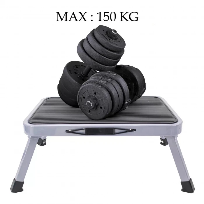 Campasist 45x28x21cm Metal Katlanır Karavan Giriş Basamağı