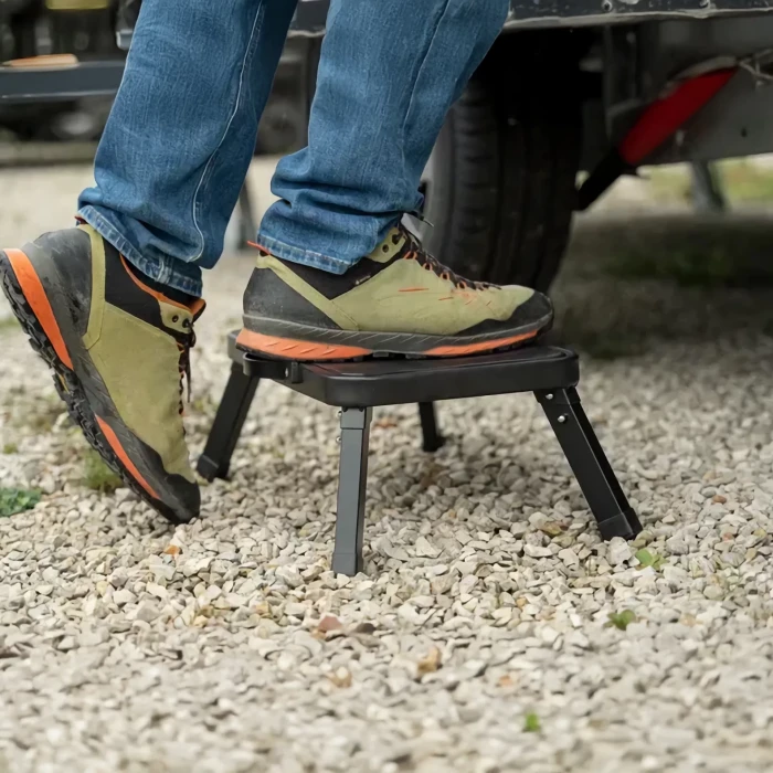 Campasist 45x28x21cm Metal Katlanır Karavan Giriş Basamağı