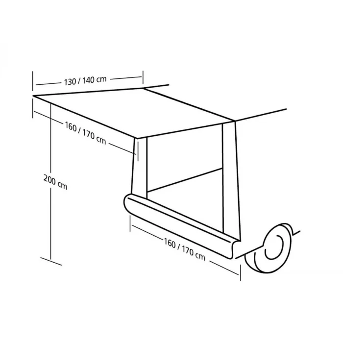 Campasist AirSuv-230K 2.3Mt Araç Arkası Şişme Çadır 230x280x205