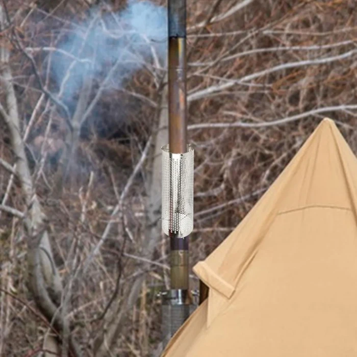 Campasist Soba Borusu Delikli Çadır Yanık Koruyucu