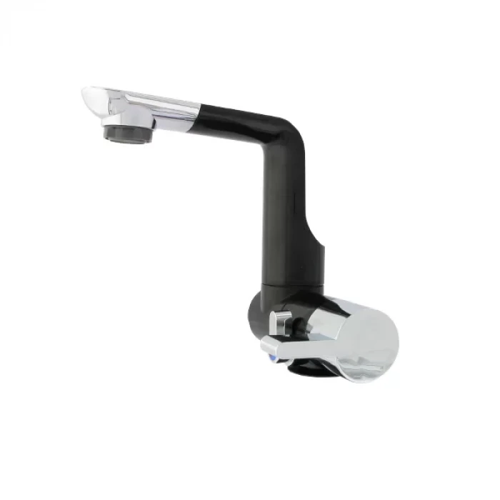 Comet Arona Siyah Krom Sıcak/Soğuk Switchli 100mm Karavan Musluğu