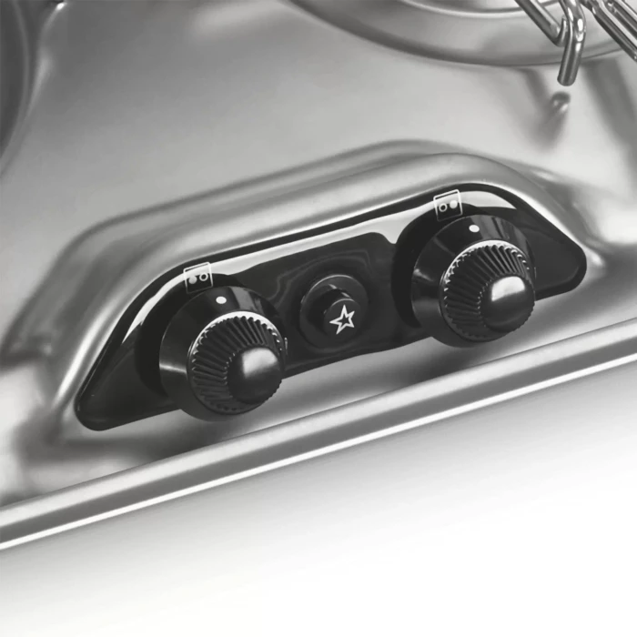 Dometic Pı8022 480x370mm Cam Kapaklı İki Gözlü Karavan Ocak