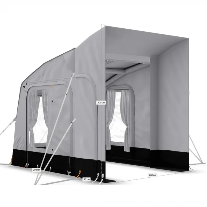 Dometic Rally AIR Tour 260DA 260cm Bağımsız Şişme Çekme ve MotoKaravan Çadırı (Drive Away)